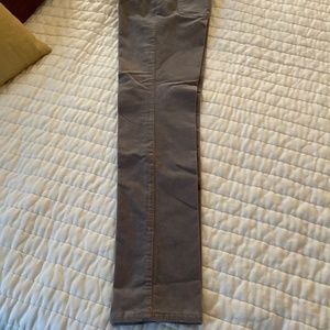 Talbots High Waist Straight Leg Corduroy Pants